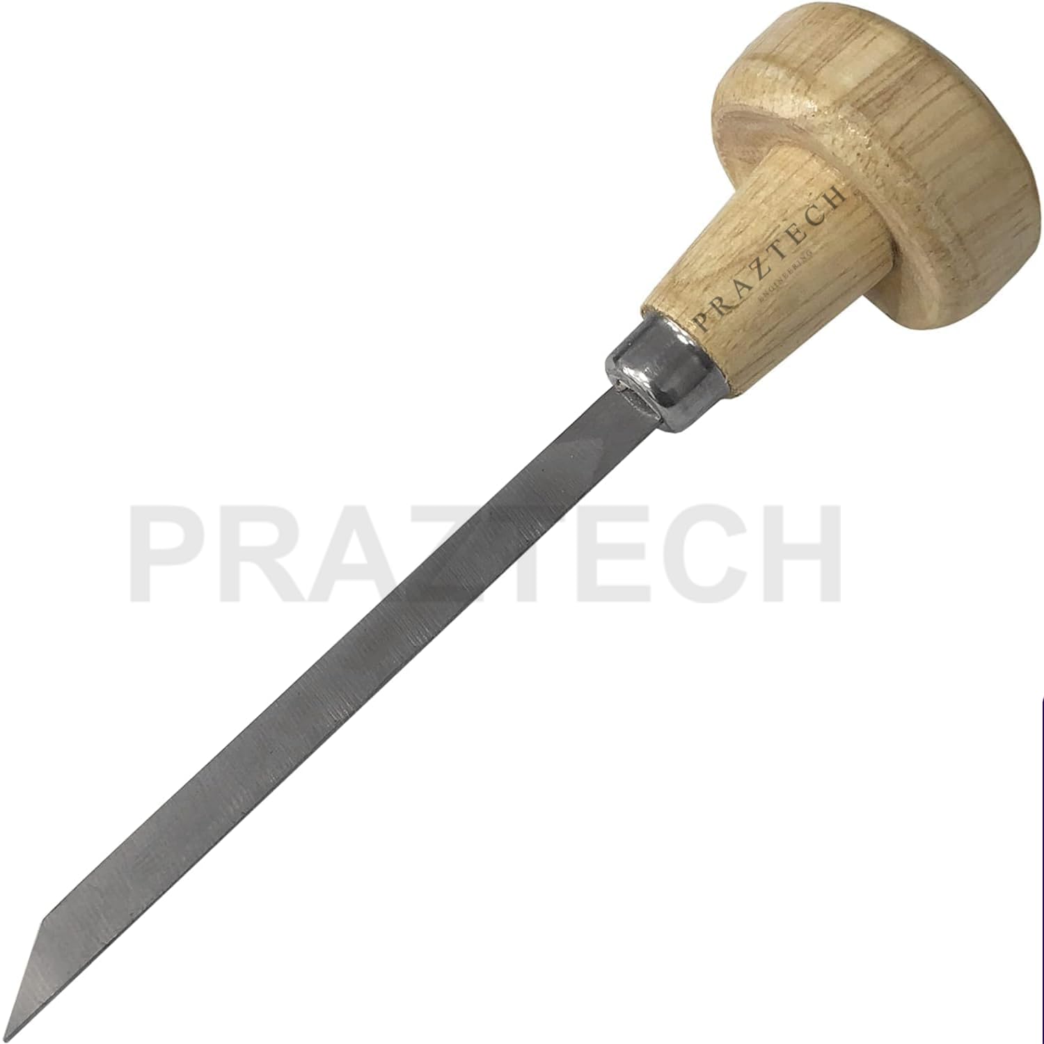 PRAZTECH® New 6pcs Gravers with Wooden Handles | Engraver Tool Clock Set | Jeweller Hand Tool Workshop | DIY