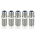 Mediabridge™ F81 Splice Connector - 5 Pack - 3GHz Female to Female F-Type Coaxial Cable Extension - (Part# CONN-F81-5PKX)