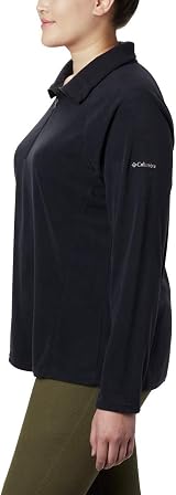 Columbia Glacial IV Half Zip Fleece Pullover Black 3X Women view 8