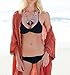 Bestyou Women's Rayon Kimono Cardigan Swimsuit Cover up Dress Swimwear (Red)