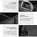 MIU COLOR Foldable Car Trunk Organizer Washable Automotive Storage Box Suitable for SUV with 2 Straps (Black Trunk Large) (Update)