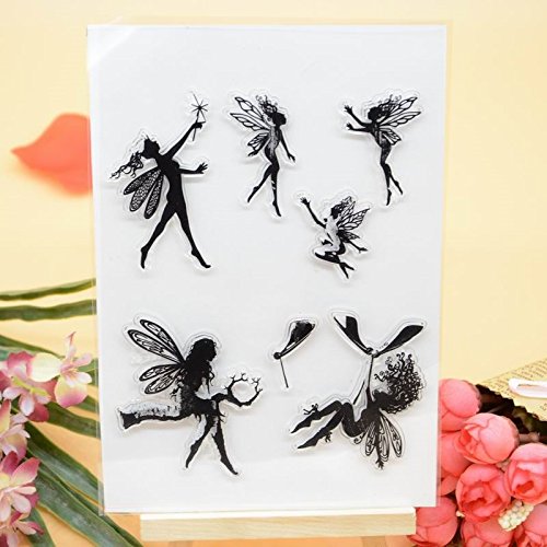 Welcome to Joyful Home 1pc Fairy Clear Stamp for Card Making Decoration and Scrapbooking Welcome to Joyful Home 1pc Fairy Clear Stamp for Card Making Decoration and Scrapbooking