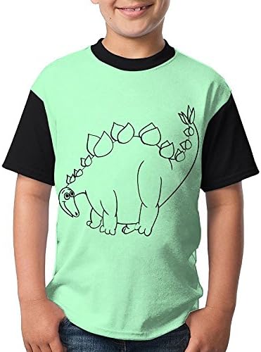Offfish Stegosaurus BW Comfortable and T Shirts