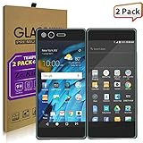 [2-Pack]ZTE Axon M [Nano explosion proof] Screen Protector, ZeKing 0.3mm 9H Hardness [Anti Scratch][Anti-Fingerprint] Bubble Free, Lifetime Replacement Warranty