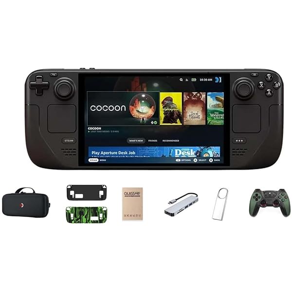 Steam Deck 専用ケース付き 充電器付き　256GB Amazon.com: Valve Steam Dec, USB, 256gb : Video Games