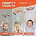 Crafty Connects STEM Building Toys Set, Tinker and Take Apart to Spark Creativity in Kids and Toddler, Educational Learning Toy for Boys and Girls Ages 3 4 5 6 7 8 9, Gifts for Kindergarten Pre K Age