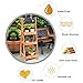 Giantex 3-Tier Plant Stand with Decorative Chalkboard Flower Rack with 3 Removable Tray Wood Multipurpose Freestanding Display Shelvesthumb 4