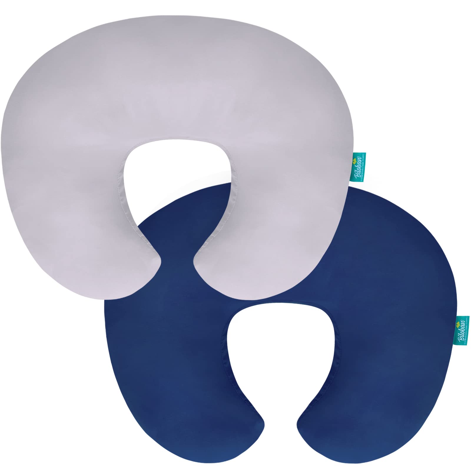 Photo 1 of Biloban Nursing Pillow Cover 2 Pack Fit for Boppy Pillow, Breathable & Skin-Friendly Nursing Slipcovers for Breastfeeding Mom, Comfortable & Machine Washable Nursing Covers