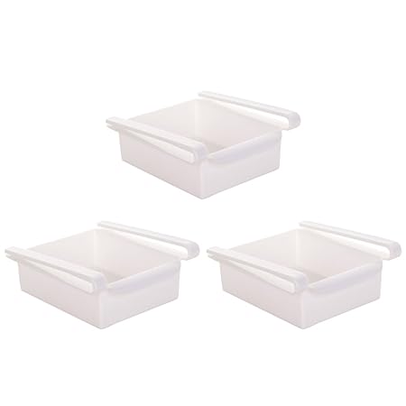 Tosbess Juego de 3 Cajón Caja Combi Caja Cajón Caja para Guardar ...