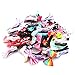 Meolin 50pcs Baby Girls BowKnot Hair Clip Mixed Colors