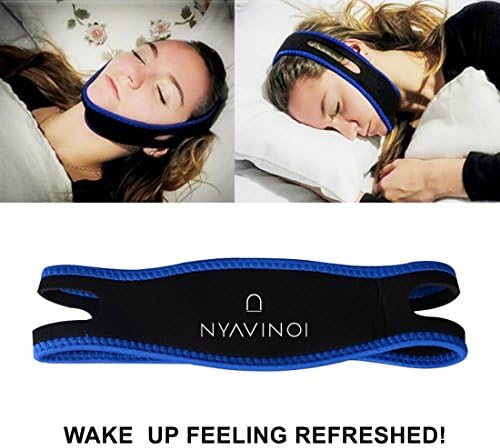 Anti Snoring Chin Strap - Snoring Solution - Anti Snoring Devices - Snoring Chin Strap Ideal for a Peaceful Sleep - Adjustable Stop Snoring Chin Strap Perfect Snoring Solution for a Good Night Sleep