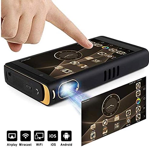 ZNHL Portable mini smartphone projector and unique movie video projector portable entertainment game party wireless phone