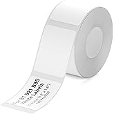NIIMBOT B1 Label Tape B21 Self-Adhesive Labeling Tape 1.18'' x 1.57'' (30x40mm) Thermal Label Print Paper NIIMBOT Labels for Barcode/Address/Mailing/Logo/Business/Home Tag, 180 Labels/Roll, White