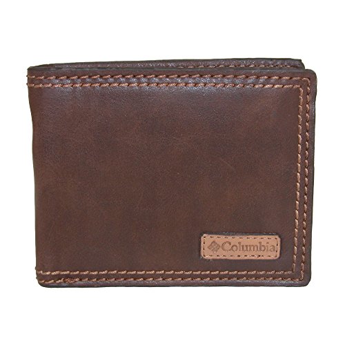 Columbia Men's RFID Blocking Passcase Bifold Wallet Accessory, -brown, 1siz