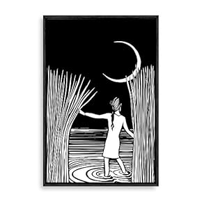 Framed Geometric Pattern Home Artwork for Living Room Bedroom