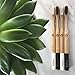BABOO Bamboo Toothbrush (3 PCS) - BPA Free - Soft Wooden Organic Toothbrushes for Adults (Mix (Ultra Soft, Soft and Medium), 3 PCS of Pack)