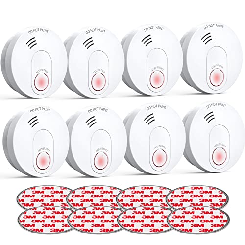 SITERWELL Smoke Detector, 10Year Smoke Alarm with Photoelectric Sensor