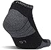 Under Armour Adult Elevated Performance No Show Socks, 3-Pairs, Black Marl/Graphite, Large