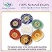 NatureWonders All Natural Chakra Stone Set with Information Brochure & Travel Pouch - Healing Crystals, Polished Palm Stone, Meditation, Reiki, Energy