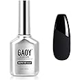 GAOY Matte Gel Top Coat, 16ml No Wipe Matte Finish for Long Lasting UV Gel Nail Art DIY