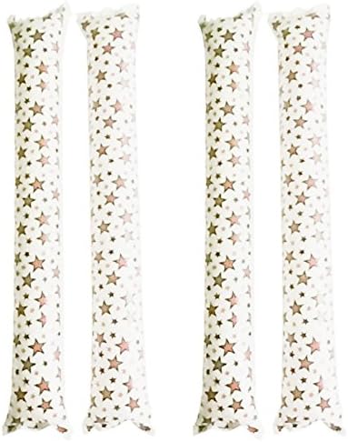 Patriotic Red, White and Blue Stars Inflatable Thunder Stick (Set of 4)