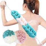 Omenluck Loofah Scrubber Shower Towel Bath Ball Set Men Women Bathing view 4