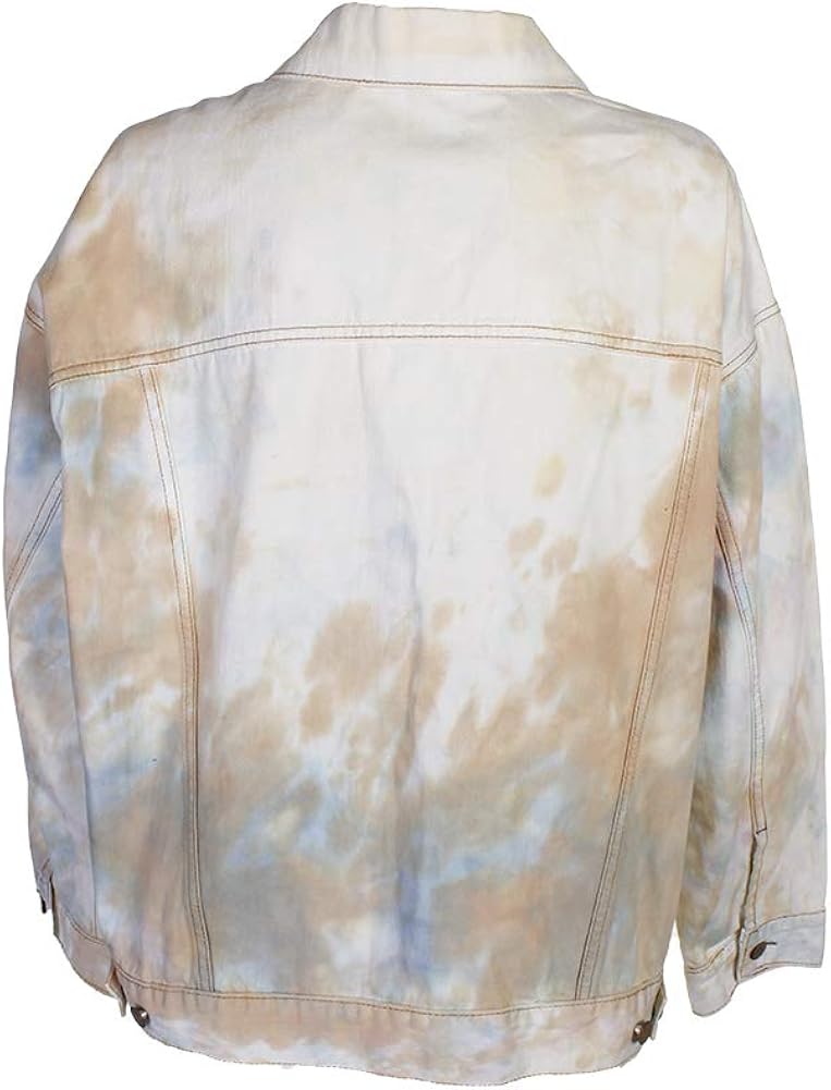 Free People Womens Tie Dye Denim 