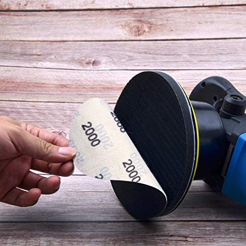 6 Inch (150mm) Assorted Grit High Performance Waterproof Hook & Loop Sanding Discs Heavy Duty