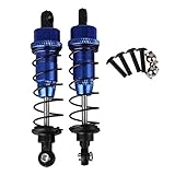 BQLZR Dark Blue Upgrade Parts Aluminum Alloy CC01-004 Adjustable Shock Absorber for TAMIYA RC1:10 Model Car Pack of 2