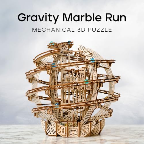 Gravity Marble 3D Holzpuzzle für Erwachsene zum Bauen