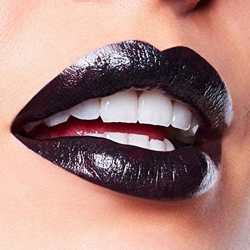MAC aliyah Lipstick" Street Thing - Pure black with shimmer" LIMITED EDITION