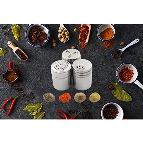 Stainless Steel Multifunctional Shaker for Icing Sugar, Cocoa, Flour, Chili Powder, Pepper - Thumbnail 3