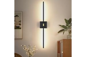 1Pack Wireless Wall Sconce Battery Operated: Rechargeable Wall Light with Touch and Remote, 360° Rotate Cordless Sconces Magn