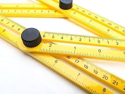 Angle Ruler Angle-izer Template Woodworking Tool Accurate and Durable Multi-angle Great for Builders Carpenters Craftsman DIY Masonry and Construction