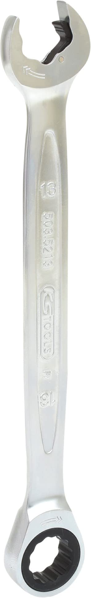 KS Tools 503.5213 Ratchetcombination Wrench 13mm with Ratchet Function On Open Side