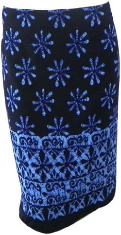 Womens Starfish HAWAIIAN Sarong Wrap (Medium, Baby Blue)