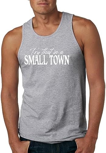 Next Level Mens Jersey Tank Top 3633-Heather Grey (90/10)-Medium