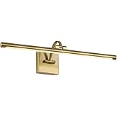 DESOOP Brass Picture Lights for Wall Hardwired LED Picture Frame Light Dimmable Painting Lights for Wall Portrait Artwork 23.