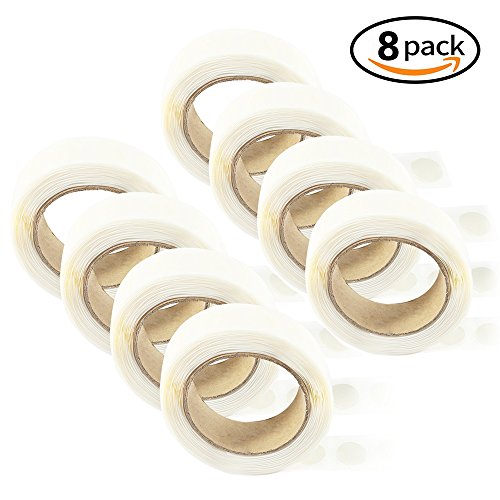2000 Pieces Glue Points Balloons Double Sided Dots of Glue Tape for Balloons Party or Wedding Decoration, 8 Rolls (250 Pieces Each Rolls) - Thumbnail 7