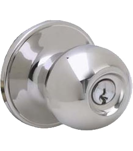 J-Series by Schlage Corona Door Knob with Standard Trim, Keyed