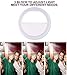 Leadpo Selfie Light Ring 36 LED for iPhone Samsung, Motorola and Other Smart Phones, 3/4-Level Brightness LED Clip On for All Smartphones/ Tablets, Great for Applying Make Up (3-Level White)