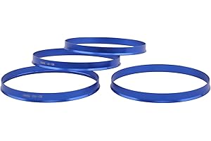 YANANGPARTS 106 to 108 Hub Centric Rings (Pack of 4) Aluminium Alloy Wheel Center Rings Hubrings 108 to 106 ID=106mm OD=108mm