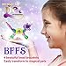 Twisted animal bracelet toy set DIY Kids Jewelry Craft Set LED Light Children’s Bracelet Collectible Accessory Set for Girls Multipack Beaded Animal Figurine Bracelet with built in LED and Sequin Bag