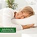 6-Piece Bed Sheets Set with Stripes by Cosy House - Fade & Lint Free - Soft, Breathable Bamboo and Microfiber Blend Bedding with Deep Pocket Fitted Sheet, Flat Sheet and 4 Pillowcases - Queen, Green