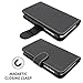Classic Case, Snugg Leather Leather Flip Case [Card Slots] Executive BlackBerry Classic Wallet Case Cover and Stand - Legacy Series