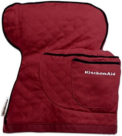Quilted Fitted Stand Mixer Cover, For Kitchen (Red)