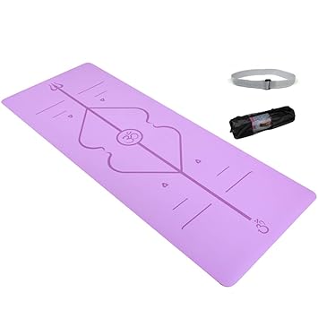 Cajolg Caucho Natural Esterilla Yoga Gruesa Colchoneta ...