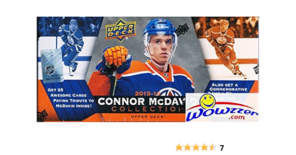 connor mcdavid jersey card