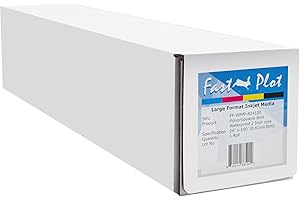 FastPlot Polypropylene Banner 8 mil Waterproof - 24inch x 100ft Roll - 2inch core