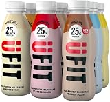 UFIT 25g Protein Shake Variety Pack 9 x 330 ml High Protein Fat Free